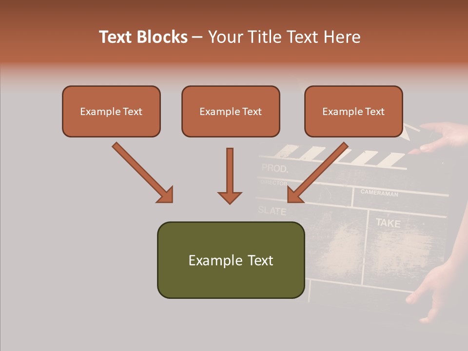 Black Director Actor PowerPoint Template