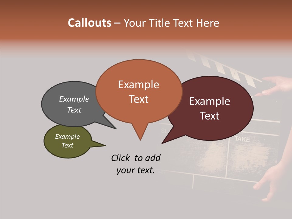 Black Director Actor PowerPoint Template