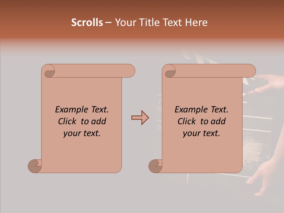 Black Director Actor PowerPoint Template