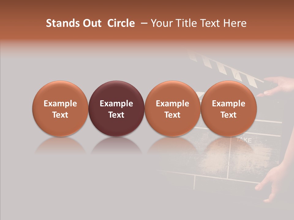 Black Director Actor PowerPoint Template