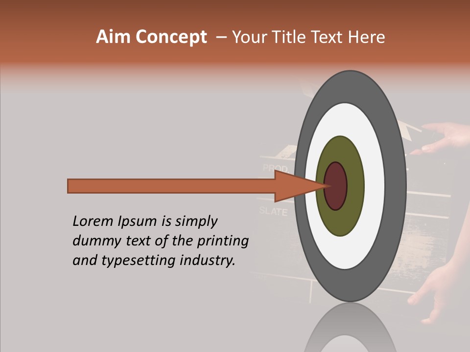 Black Director Actor PowerPoint Template