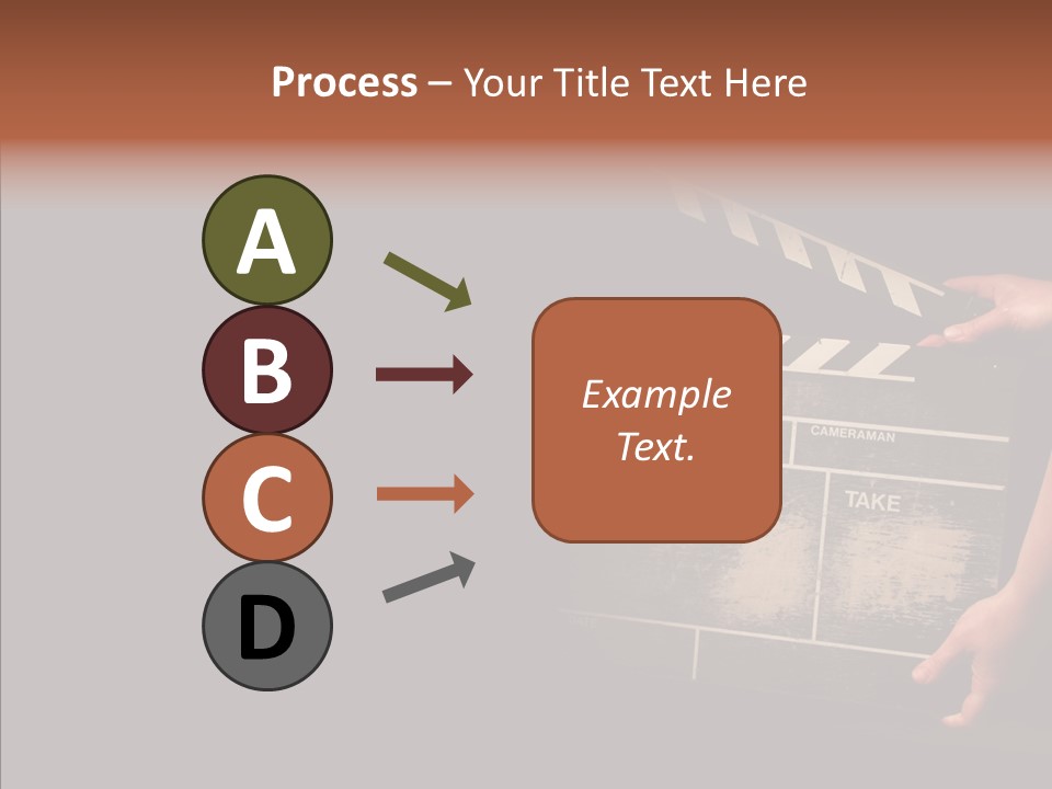 Black Director Actor PowerPoint Template