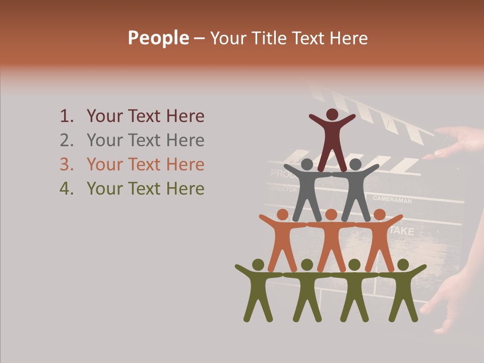 Black Director Actor PowerPoint Template