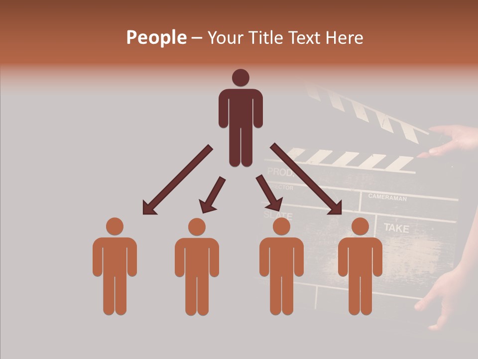 Black Director Actor PowerPoint Template