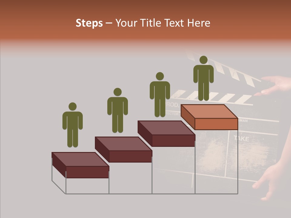 Black Director Actor PowerPoint Template