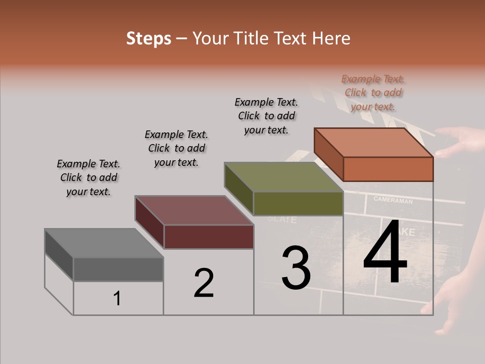 Black Director Actor PowerPoint Template