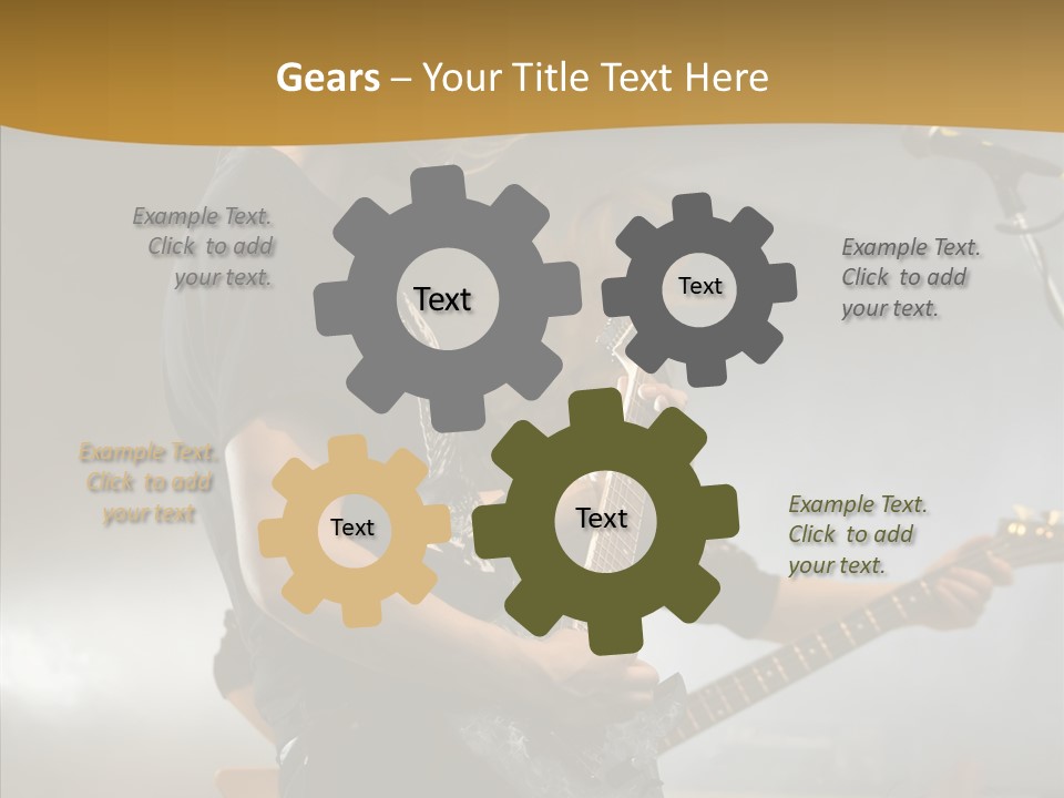 Figure Happy Table PowerPoint Template