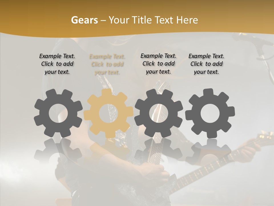 Figure Happy Table PowerPoint Template