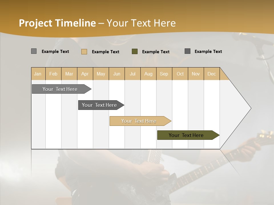 Figure Happy Table PowerPoint Template