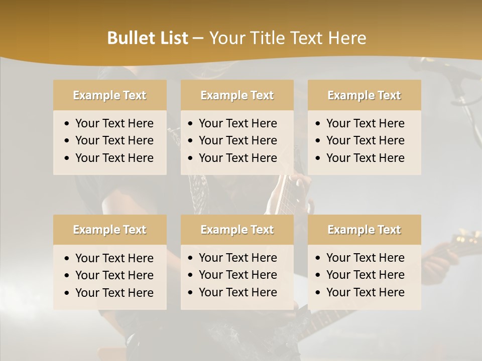 Figure Happy Table PowerPoint Template