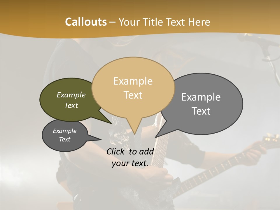 Figure Happy Table PowerPoint Template
