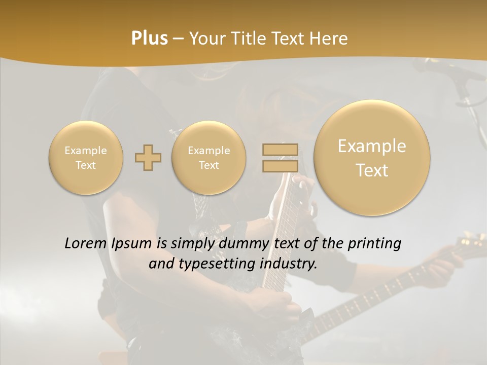 Figure Happy Table PowerPoint Template