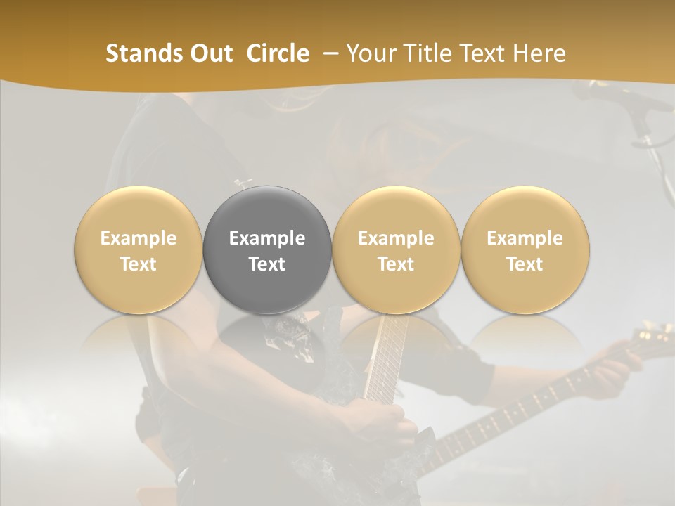 Figure Happy Table PowerPoint Template