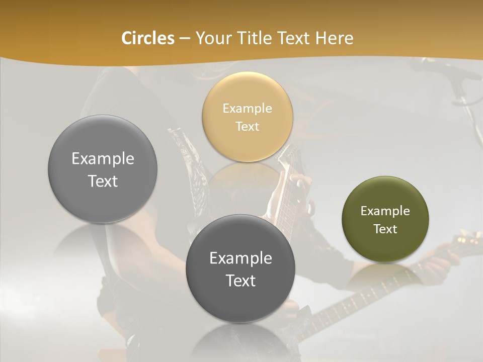 Figure Happy Table PowerPoint Template