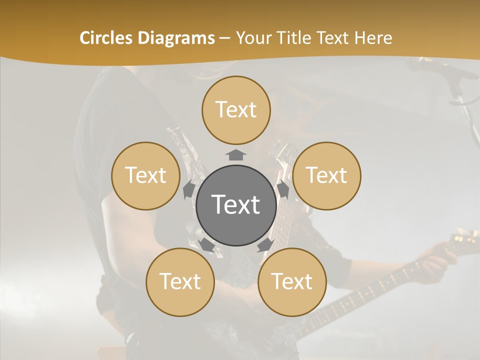 Figure Happy Table PowerPoint Template