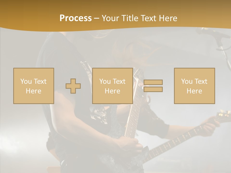 Figure Happy Table PowerPoint Template