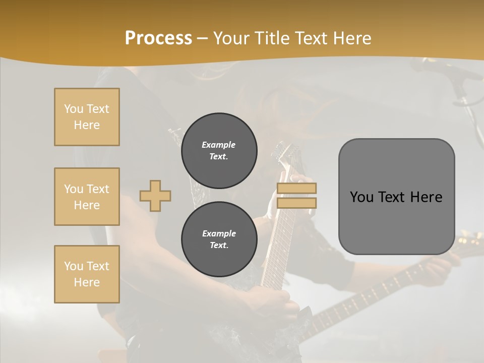 Figure Happy Table PowerPoint Template