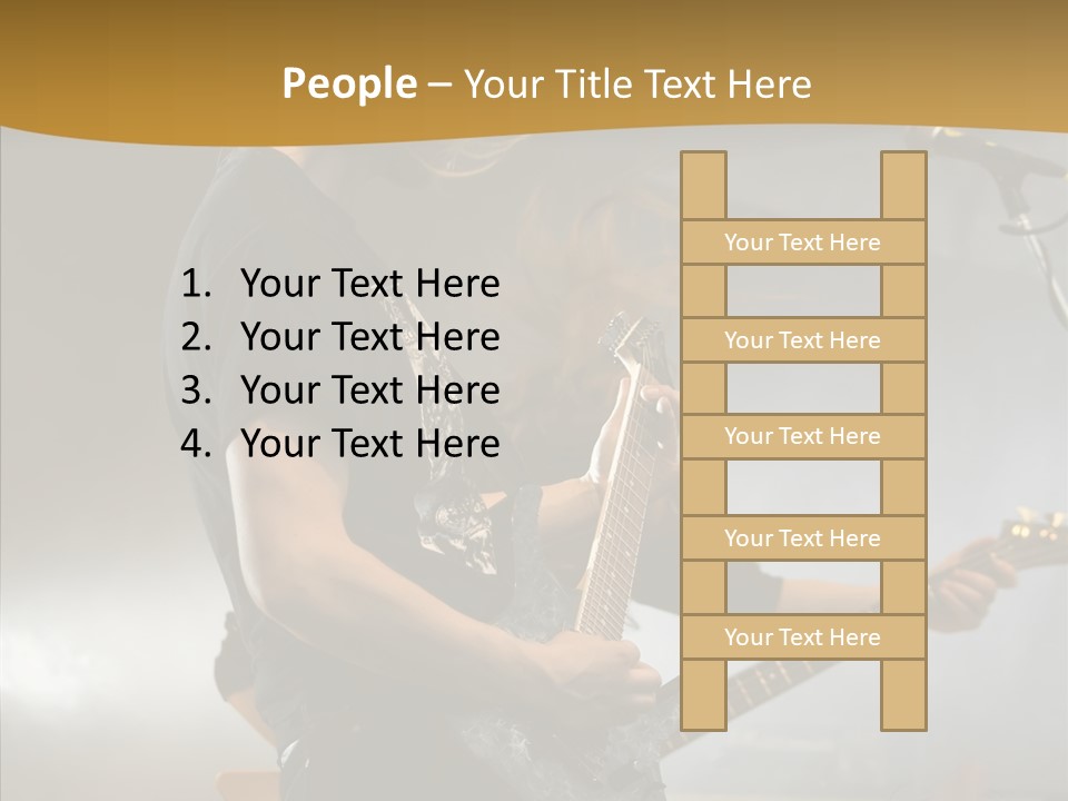 Figure Happy Table PowerPoint Template