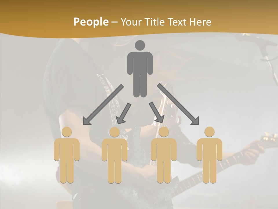 Figure Happy Table PowerPoint Template