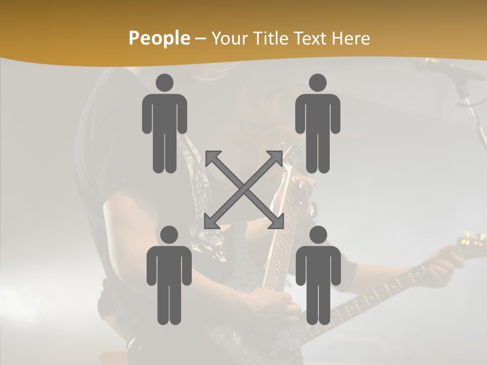 Figure Happy Table PowerPoint Template