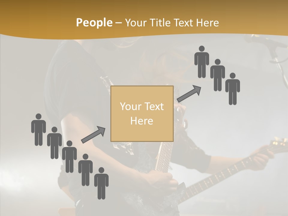 Figure Happy Table PowerPoint Template