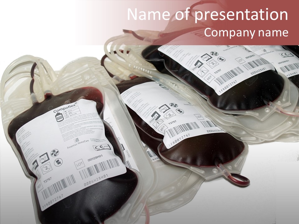 Science Research Donor PowerPoint Template