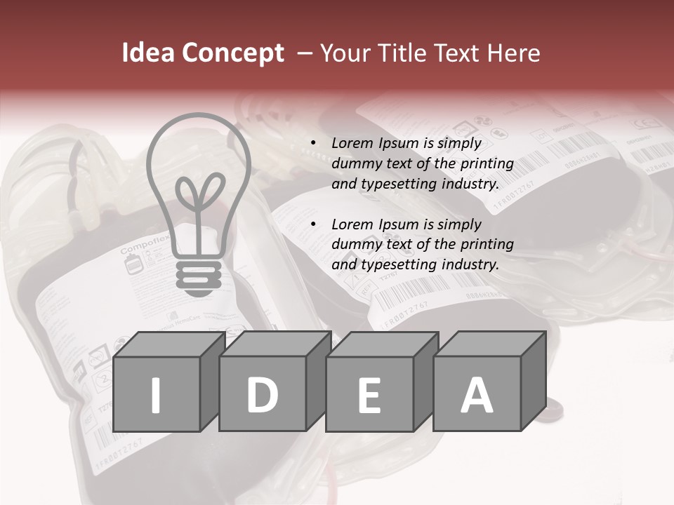Science Research Donor PowerPoint Template