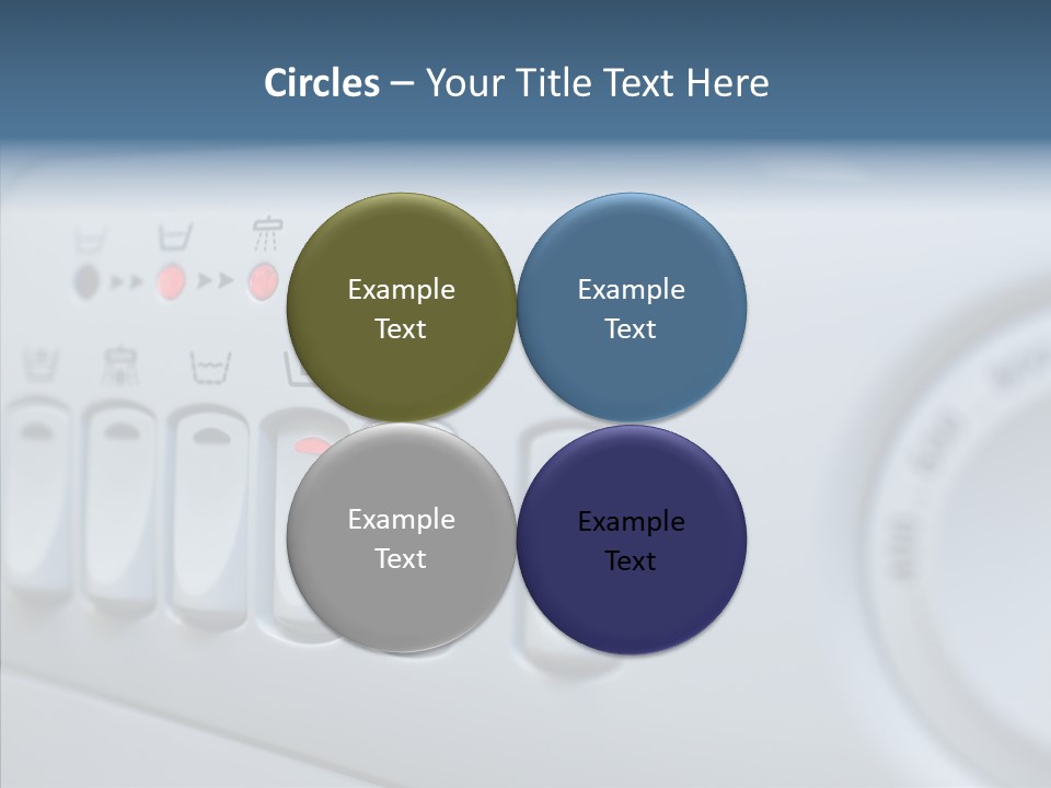Clothes Machine Appliance PowerPoint Template
