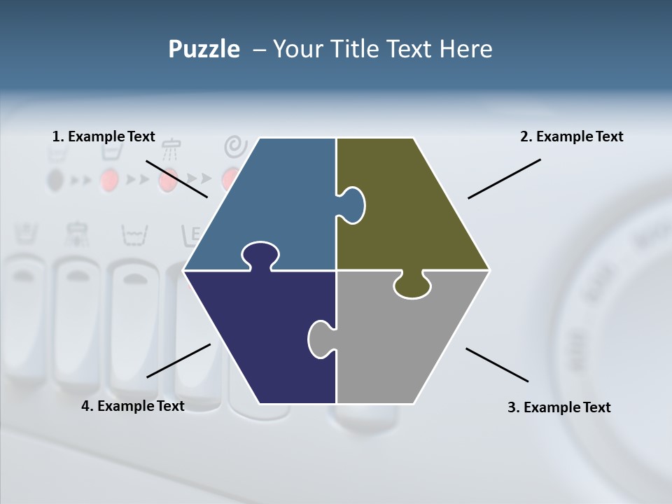 Clothes Machine Appliance PowerPoint Template