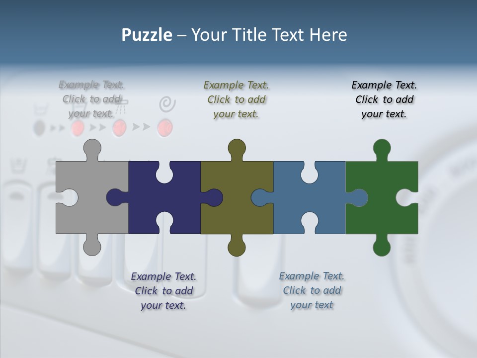 Clothes Machine Appliance PowerPoint Template