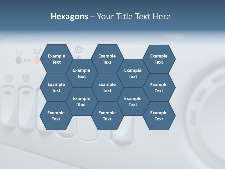 Clothes Machine Appliance PowerPoint Template