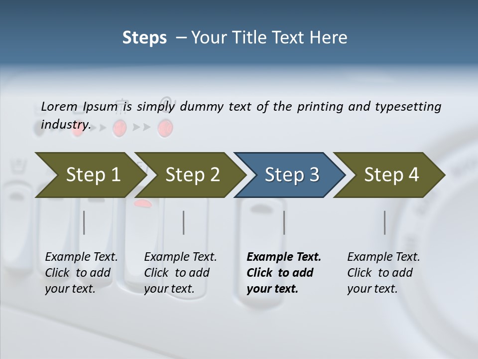 Clothes Machine Appliance PowerPoint Template