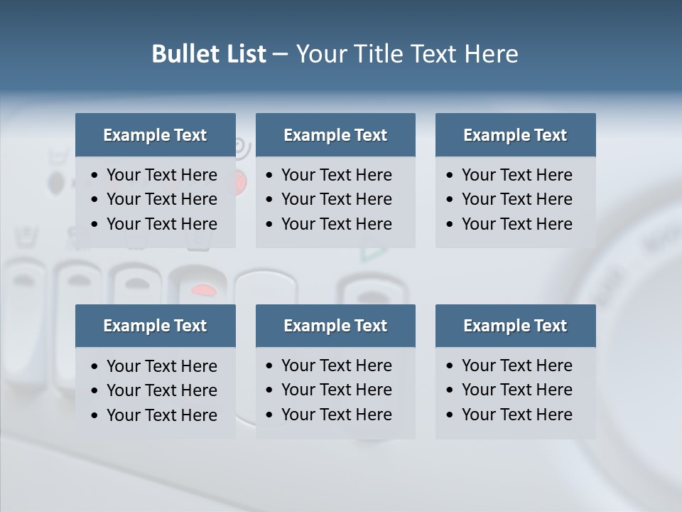 Clothes Machine Appliance PowerPoint Template