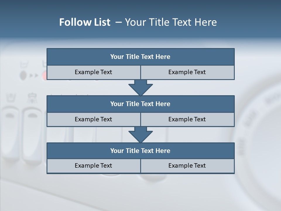 Clothes Machine Appliance PowerPoint Template