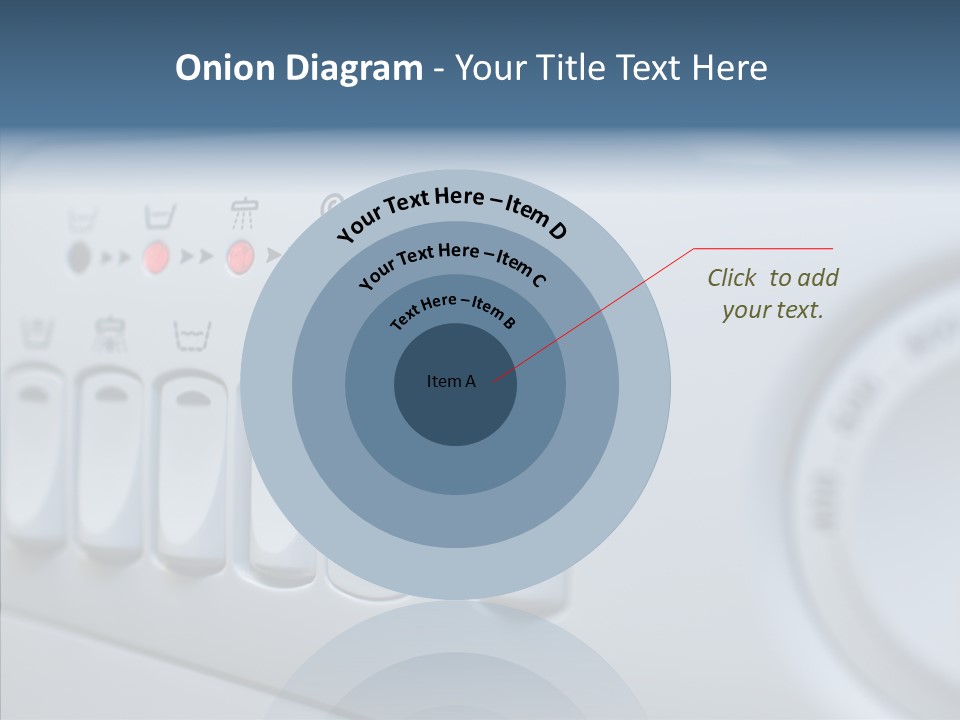 Clothes Machine Appliance PowerPoint Template