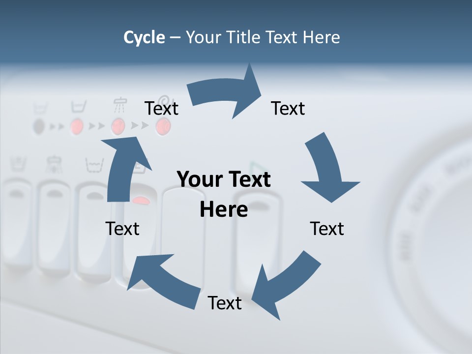 Clothes Machine Appliance PowerPoint Template