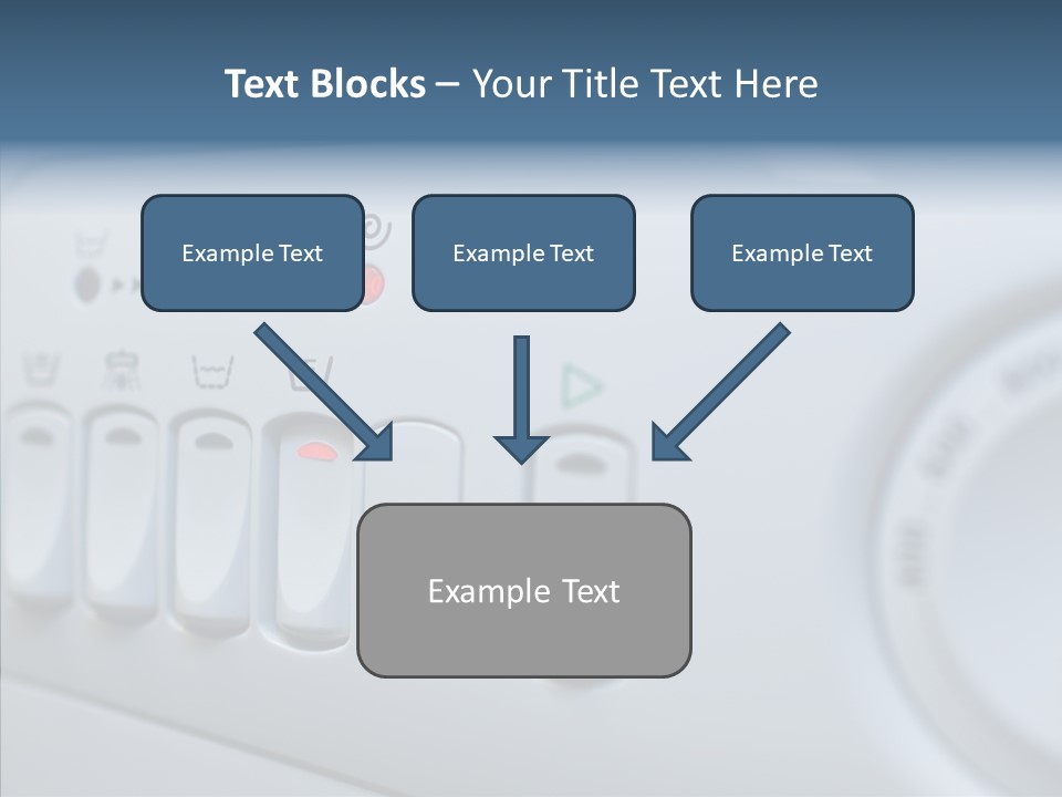 Clothes Machine Appliance PowerPoint Template