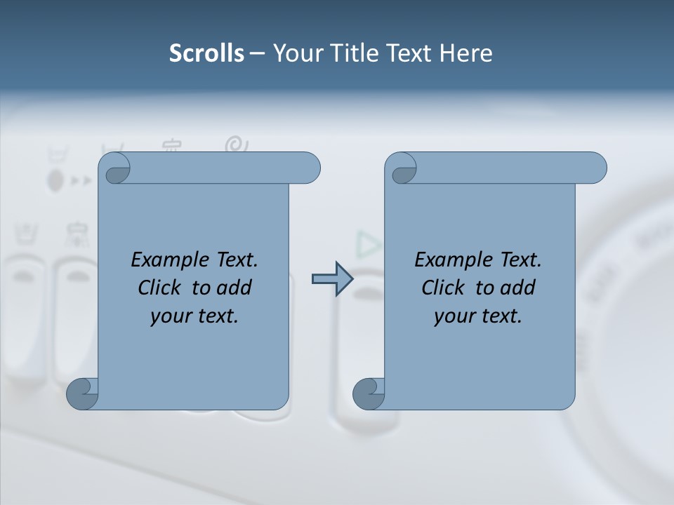 Clothes Machine Appliance PowerPoint Template