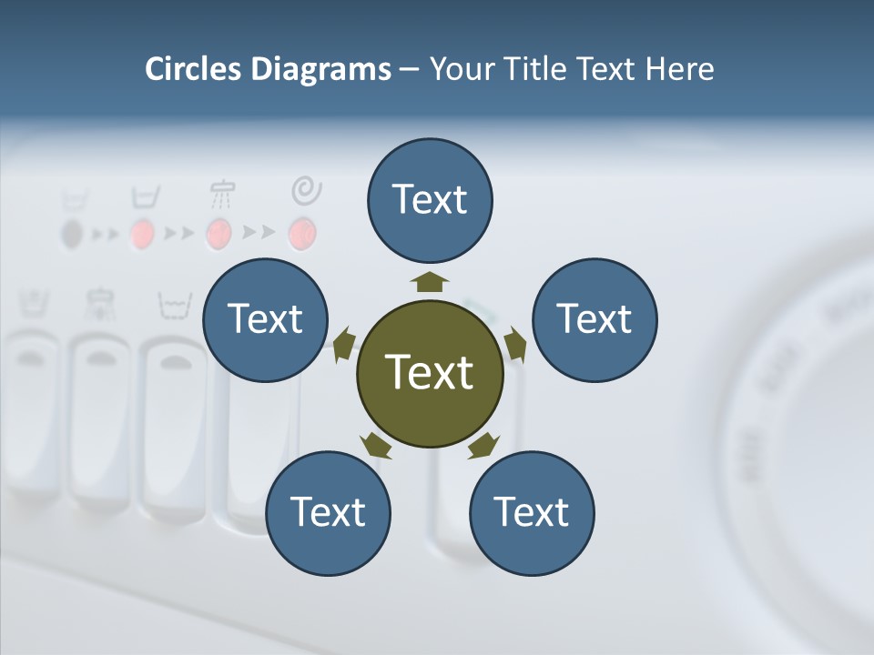 Clothes Machine Appliance PowerPoint Template