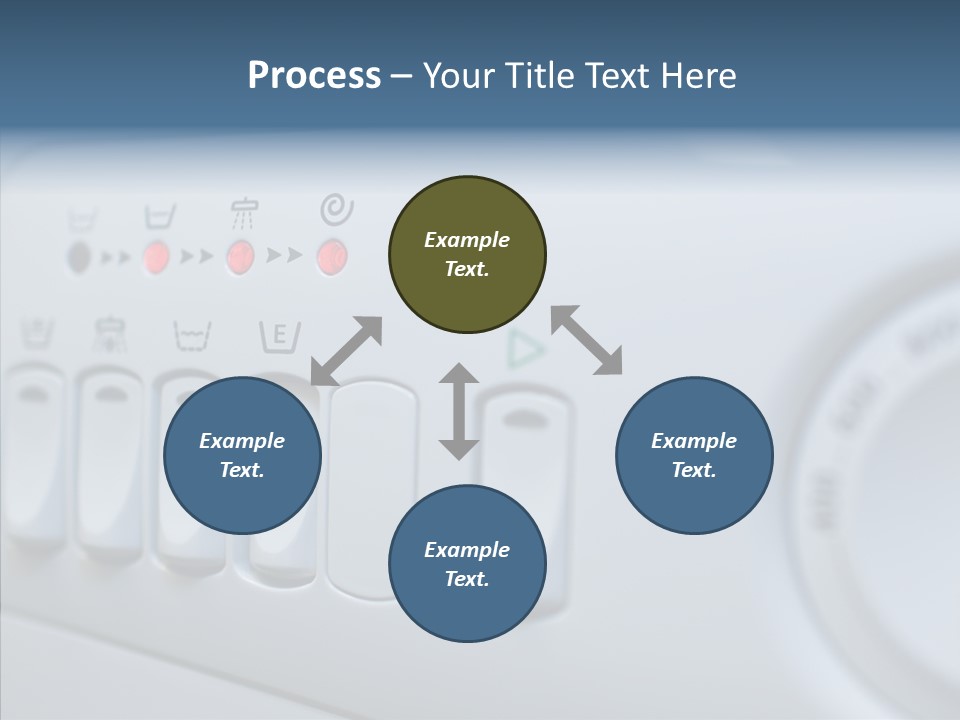 Clothes Machine Appliance PowerPoint Template