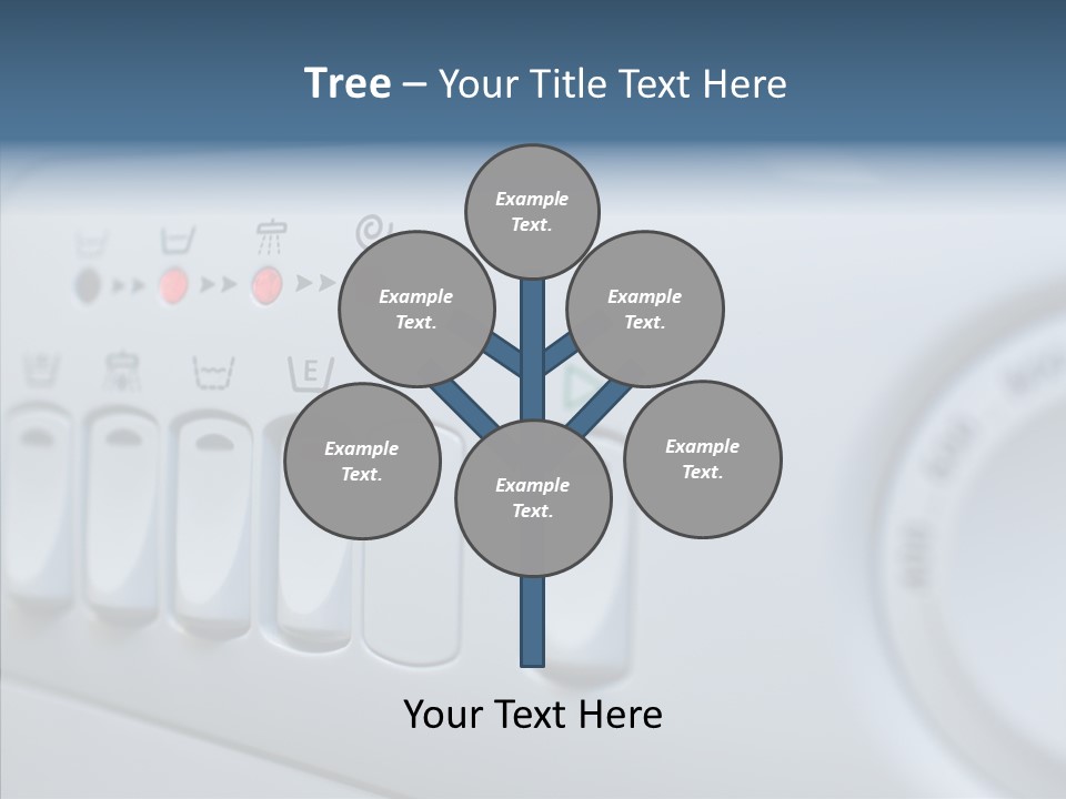 Clothes Machine Appliance PowerPoint Template