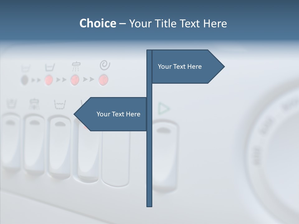Clothes Machine Appliance PowerPoint Template