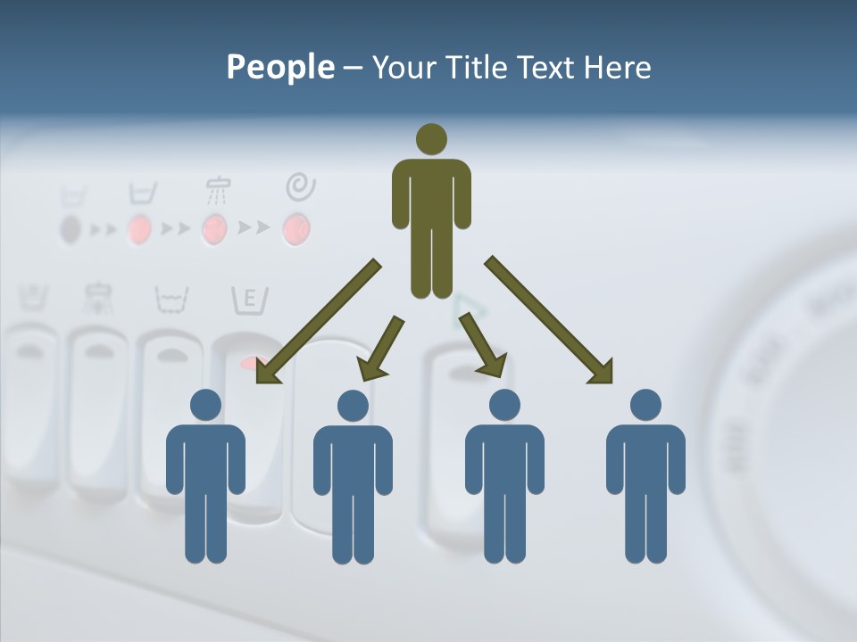 Clothes Machine Appliance PowerPoint Template