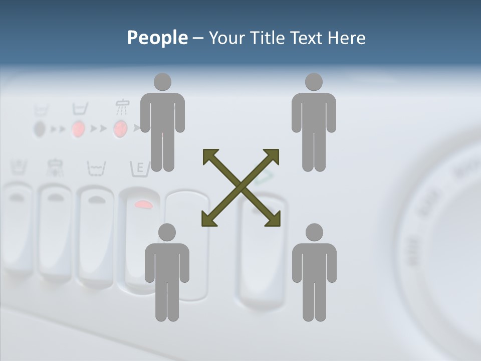 Clothes Machine Appliance PowerPoint Template