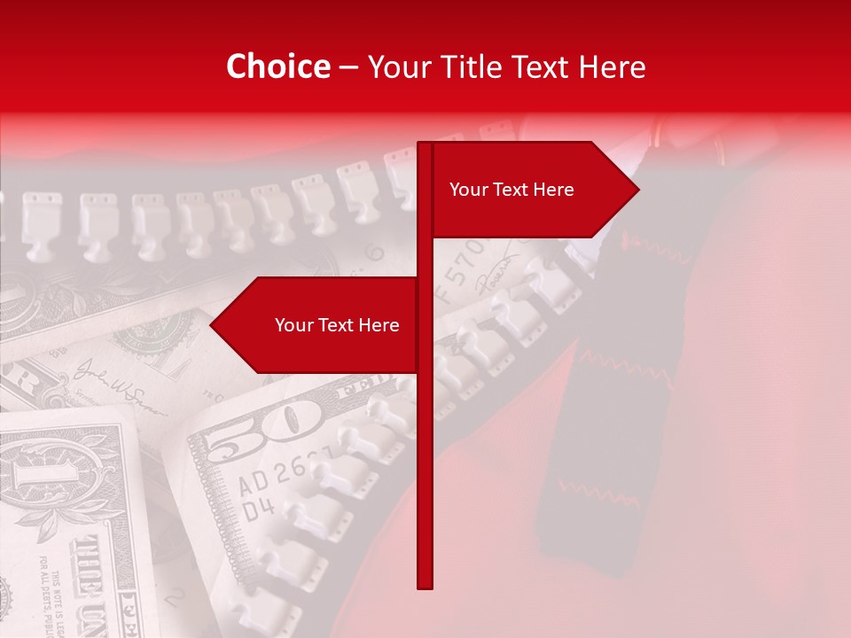 Metaphor Unzipped Close PowerPoint Template