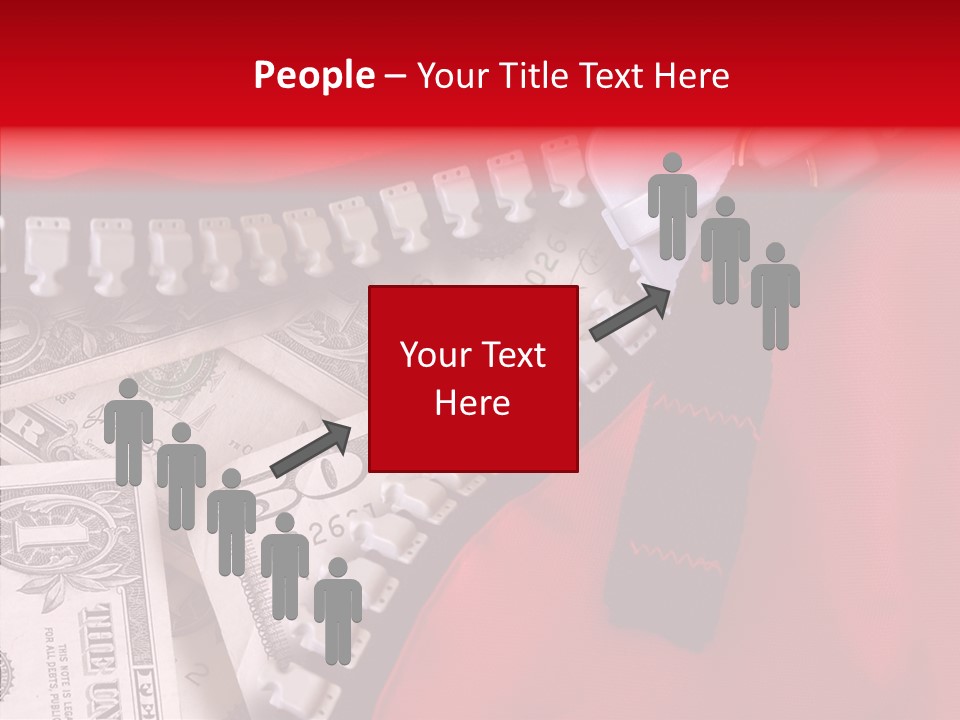 Metaphor Unzipped Close PowerPoint Template