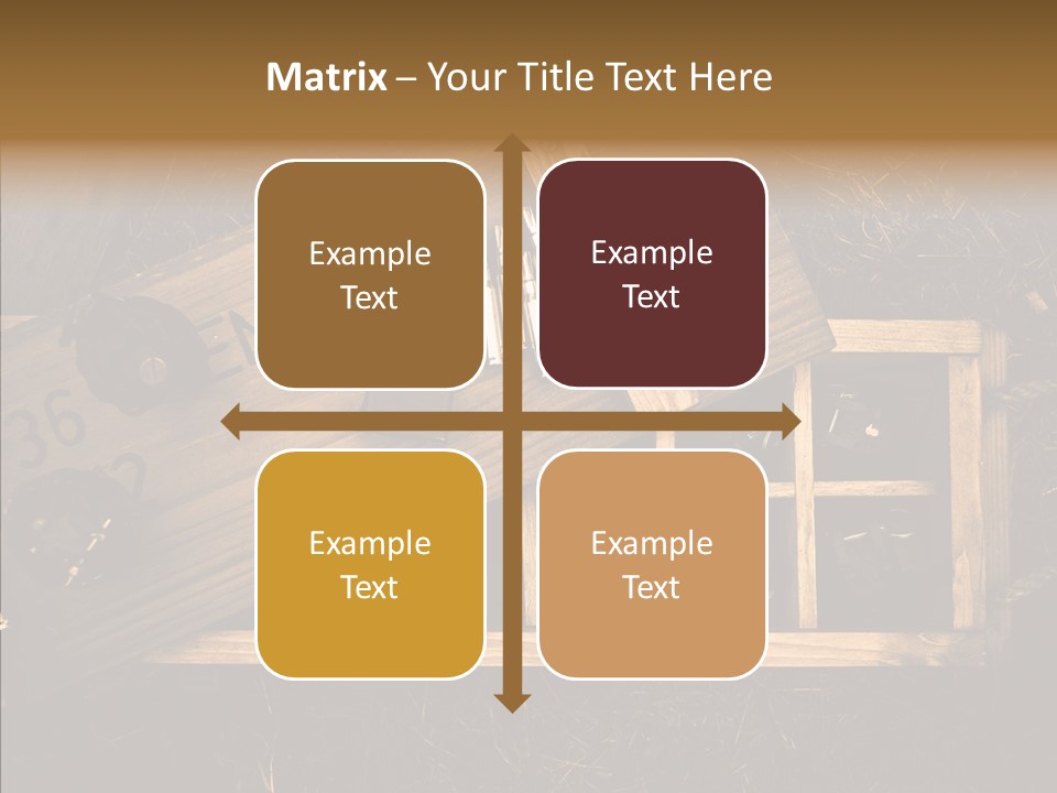 Box Death Wooden PowerPoint Template