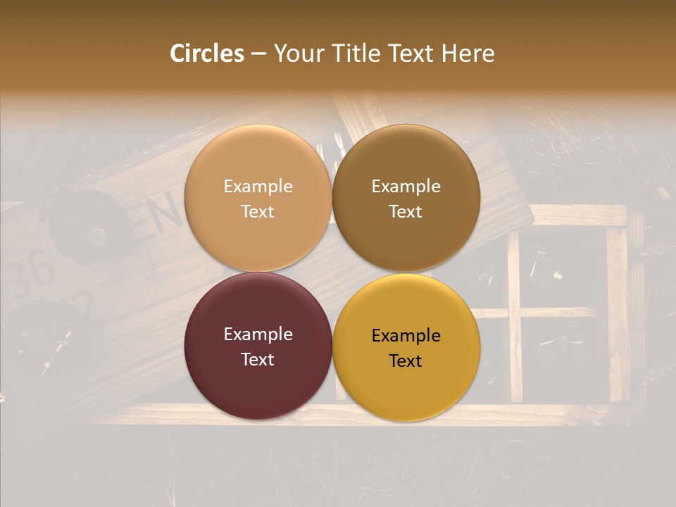 Box Death Wooden PowerPoint Template