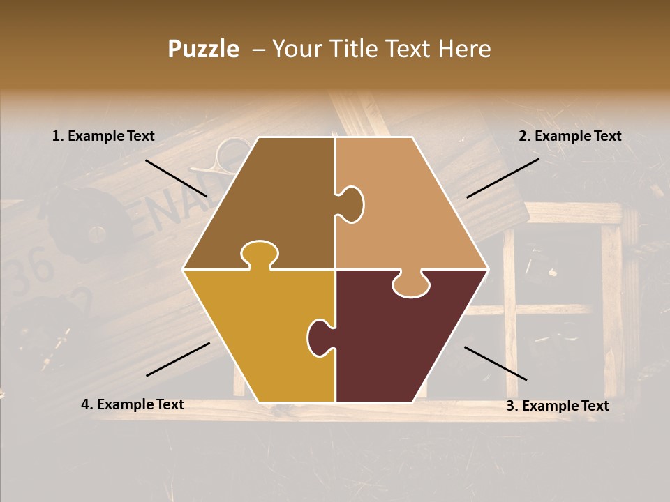 Box Death Wooden PowerPoint Template