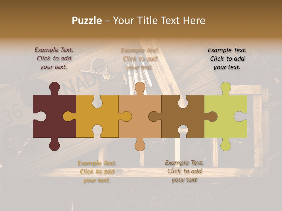 Box Death Wooden PowerPoint Template